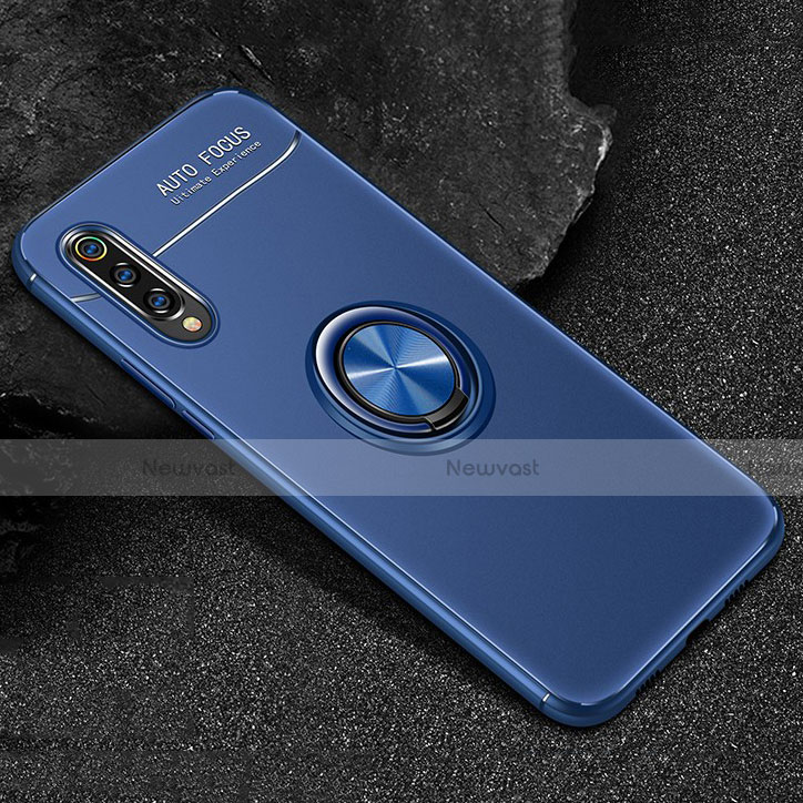 Ultra-thin Silicone Gel Soft Case Cover with Magnetic Finger Ring Stand for Xiaomi Mi 9