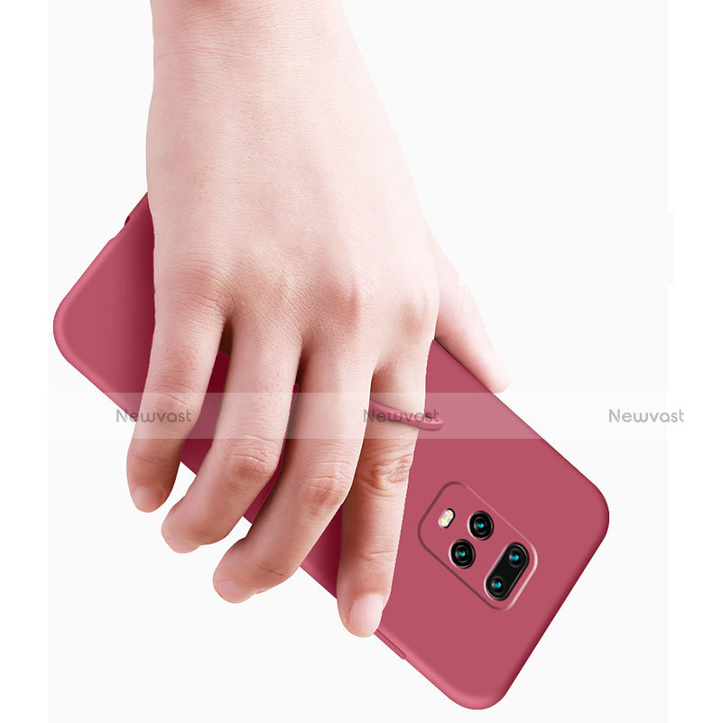 Ultra-thin Silicone Gel Soft Case Cover with Magnetic Finger Ring Stand for Xiaomi Redmi 10X 5G