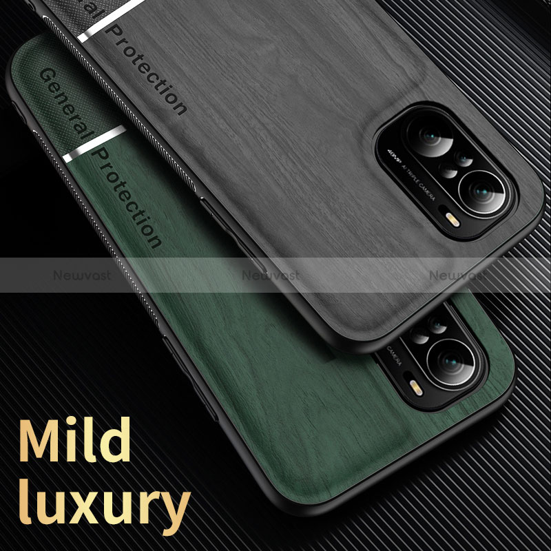 Ultra-thin Silicone Gel Soft Case Cover with Magnetic Finger Ring Stand JM1 for Xiaomi Mi 11X Pro 5G