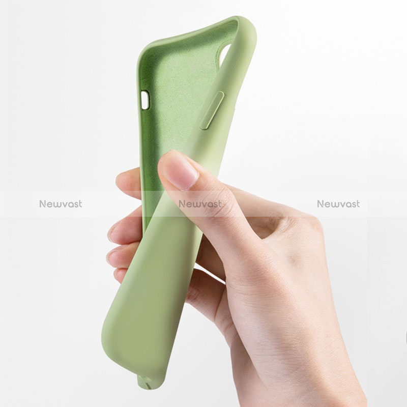 Ultra-thin Silicone Gel Soft Case Cover with Magnetic Finger Ring Stand S01 for Oppo Reno6 5G