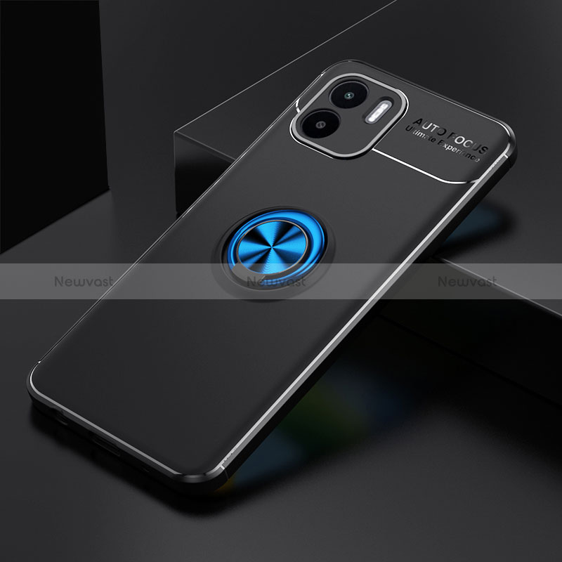 Ultra-thin Silicone Gel Soft Case Cover with Magnetic Finger Ring Stand SD1 for Xiaomi Redmi A2
