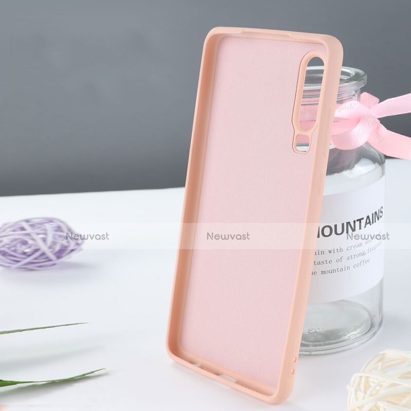 Ultra-thin Silicone Gel Soft Case Cover with Magnetic Finger Ring Stand T04 for Huawei P30