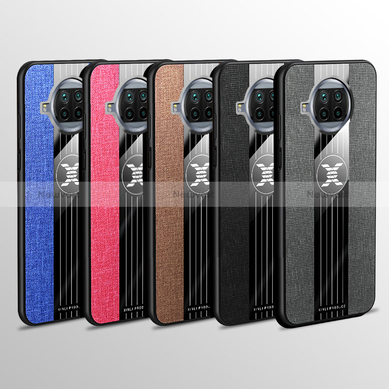 Ultra-thin Silicone Gel Soft Case Cover with Magnetic Finger Ring Stand X01L for Xiaomi Mi 10i 5G