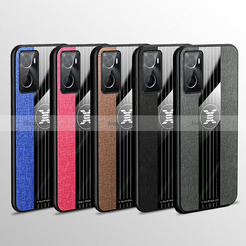 Ultra-thin Silicone Gel Soft Case Cover with Magnetic Finger Ring Stand X03L for Oppo A76