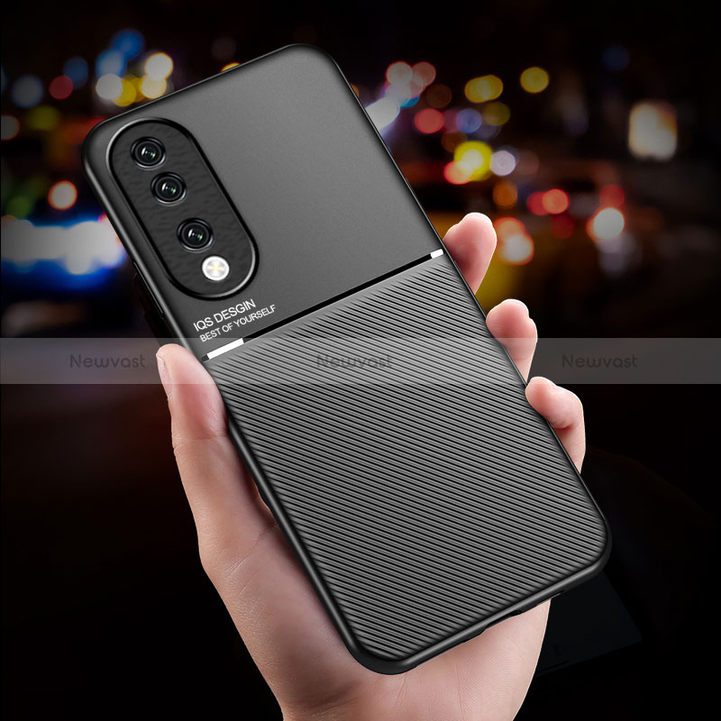 Ultra-thin Silicone Gel Soft Case Cover with Magnetic for Huawei Honor 90 5G