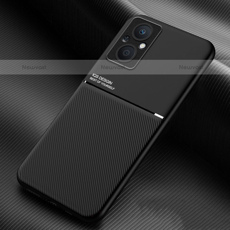Ultra-thin Silicone Gel Soft Case Cover with Magnetic for OnePlus Nord N20 5G Black