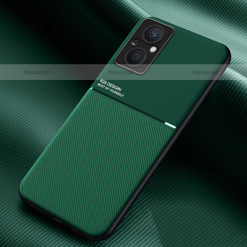 Ultra-thin Silicone Gel Soft Case Cover with Magnetic for OnePlus Nord N20 5G Green