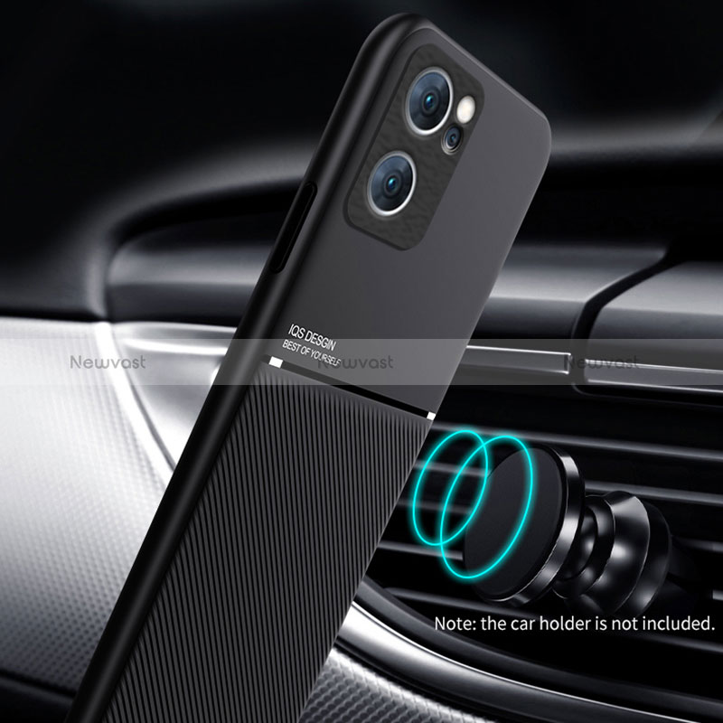 Ultra-thin Silicone Gel Soft Case Cover with Magnetic for Oppo Reno7 Pro 5G