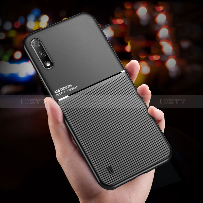 Ultra-thin Silicone Gel Soft Case Cover with Magnetic for Samsung Galaxy A01 SM-A015