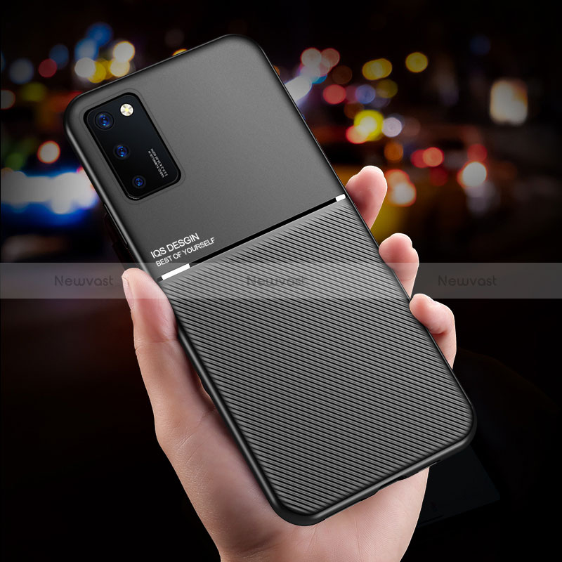 Ultra-thin Silicone Gel Soft Case Cover with Magnetic for Samsung Galaxy F02S SM-E025F