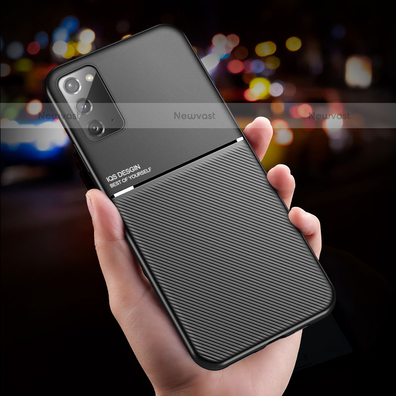 Ultra-thin Silicone Gel Soft Case Cover with Magnetic for Samsung Galaxy Note 20 5G