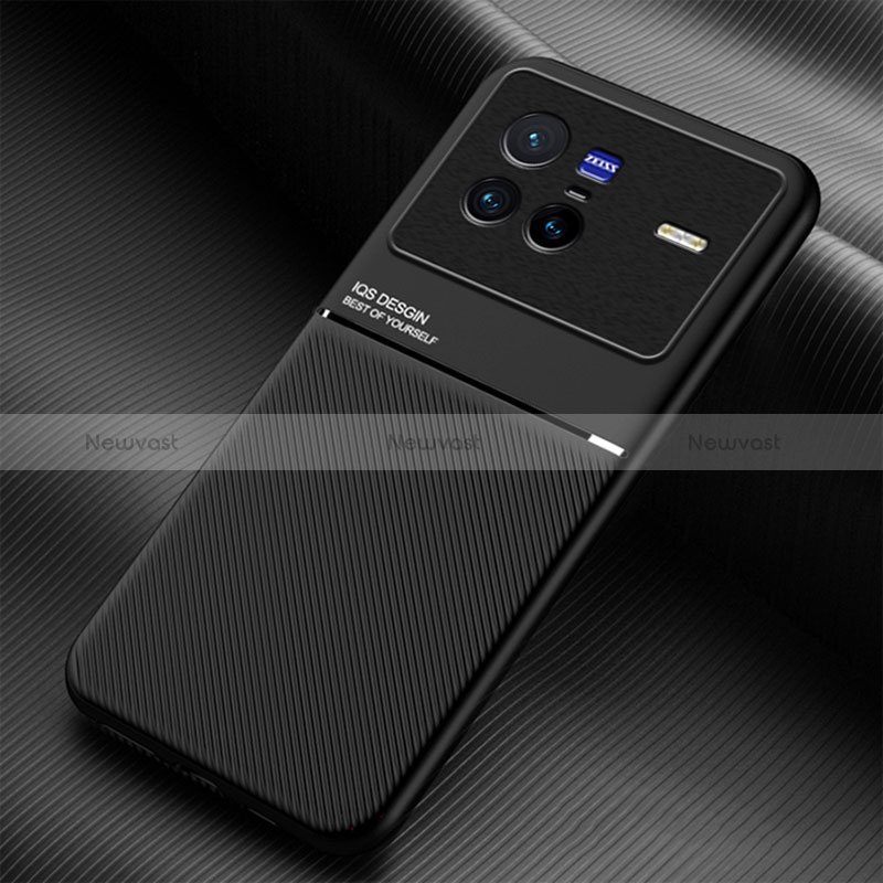 Ultra-thin Silicone Gel Soft Case Cover with Magnetic for Vivo X80 5G