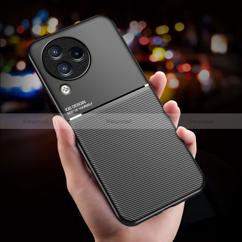 Ultra-thin Silicone Gel Soft Case Cover with Magnetic for Xiaomi Civi 3 5G