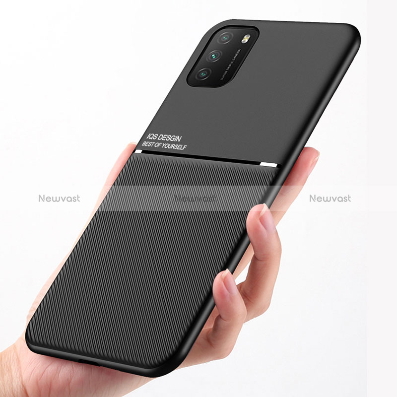 Ultra-thin Silicone Gel Soft Case Cover with Magnetic for Xiaomi Poco M3