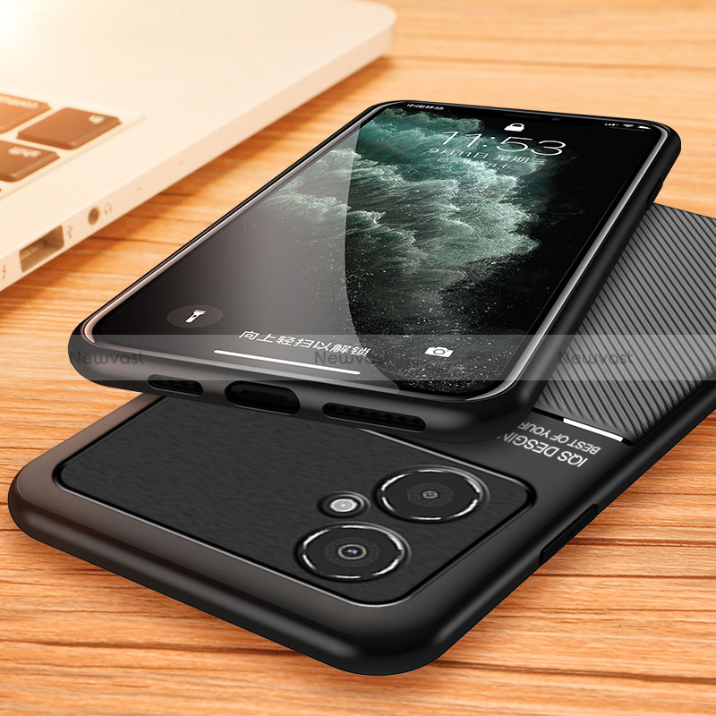 Ultra-thin Silicone Gel Soft Case Cover with Magnetic for Xiaomi Poco M4 5G