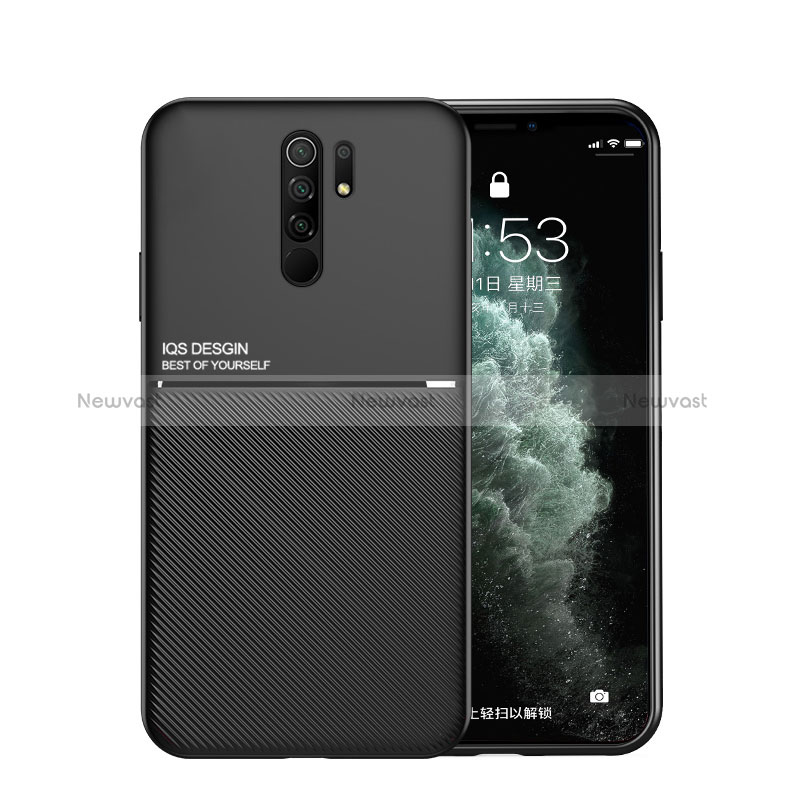 Ultra-thin Silicone Gel Soft Case Cover with Magnetic for Xiaomi Redmi 9