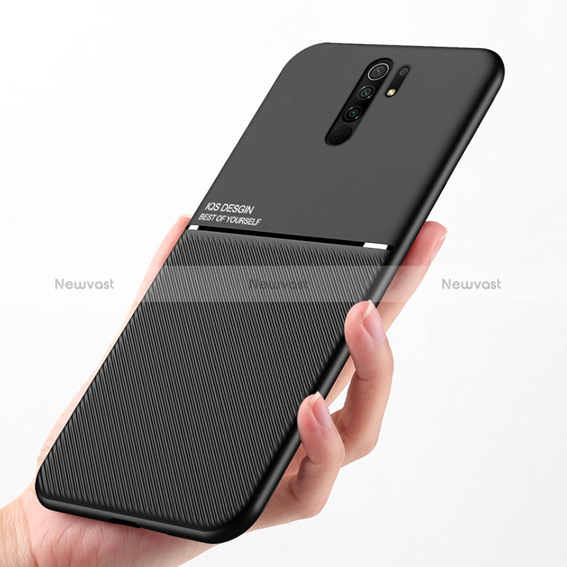 Ultra-thin Silicone Gel Soft Case Cover with Magnetic for Xiaomi Redmi 9