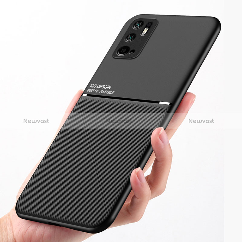 Ultra-thin Silicone Gel Soft Case Cover with Magnetic for Xiaomi Redmi Note 11 SE 5G