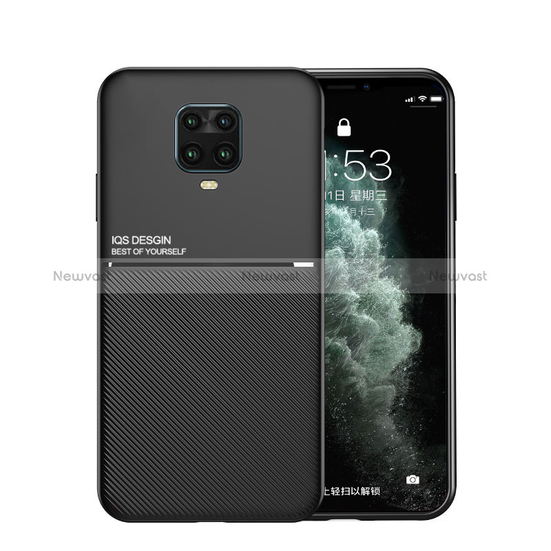 Ultra-thin Silicone Gel Soft Case Cover with Magnetic for Xiaomi Redmi Note 9 Pro