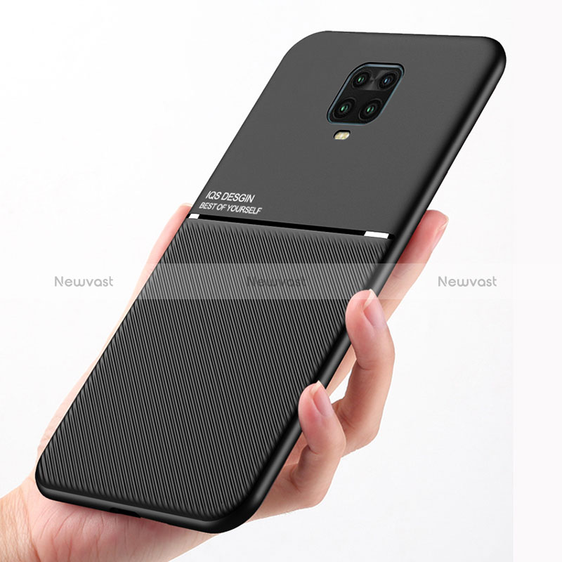 Ultra-thin Silicone Gel Soft Case Cover with Magnetic for Xiaomi Redmi Note 9S