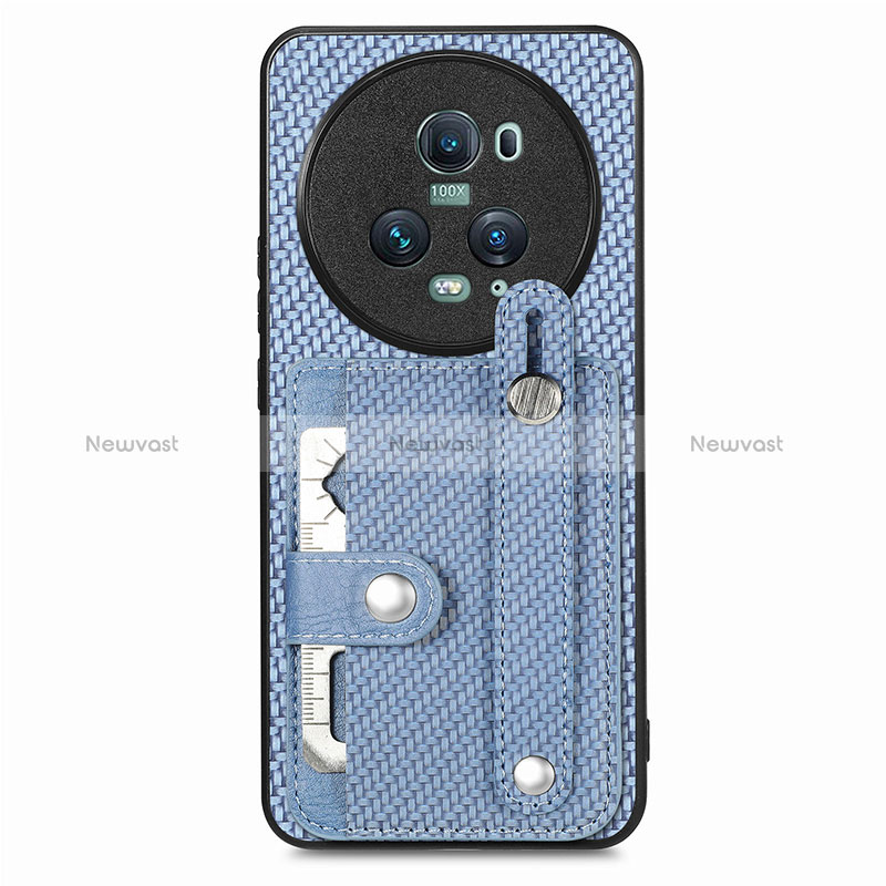 Ultra-thin Silicone Gel Soft Case Cover with Magnetic S01D for Huawei Honor Magic5 Pro 5G