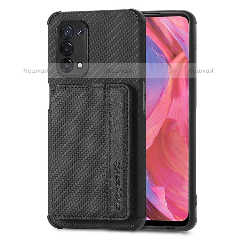 Ultra-thin Silicone Gel Soft Case Cover with Magnetic S01D for OnePlus Nord N200 5G