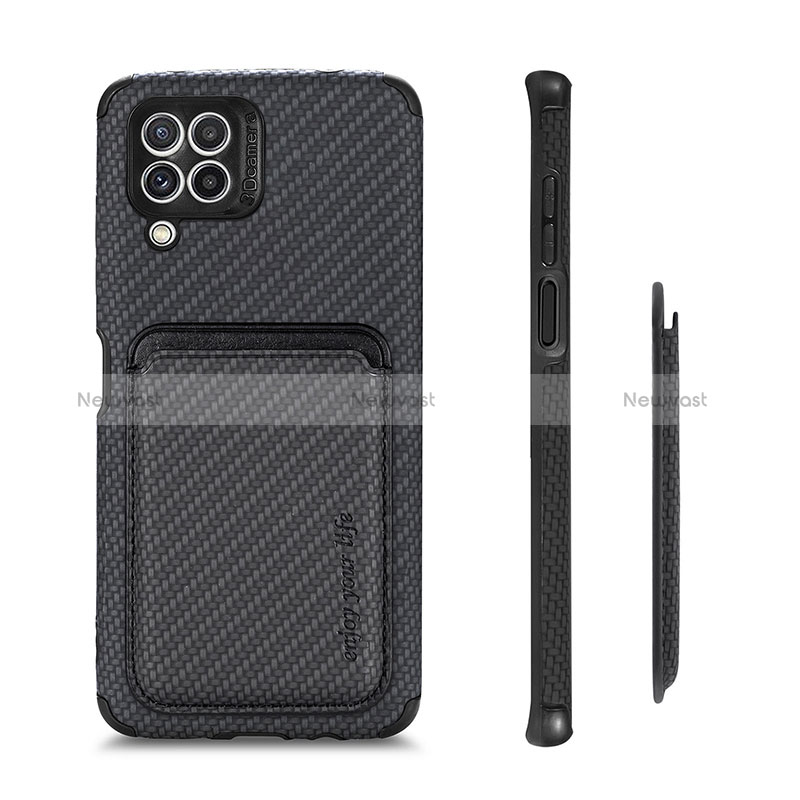 Ultra-thin Silicone Gel Soft Case Cover with Magnetic S01D for Samsung Galaxy A22 4G