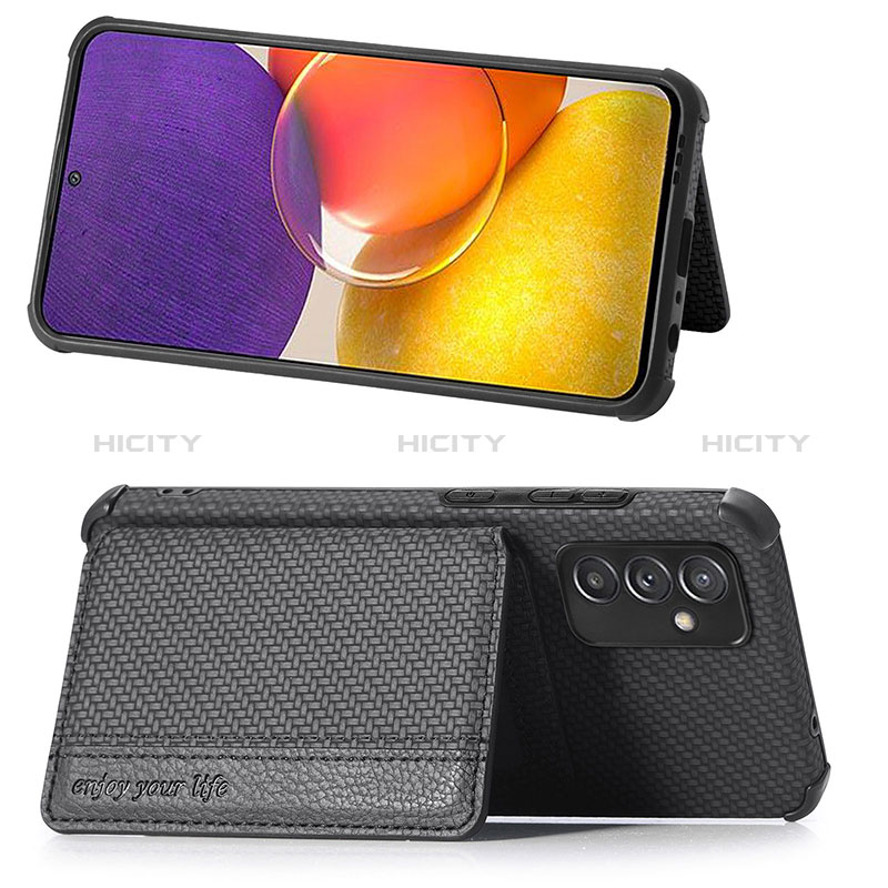 Ultra-thin Silicone Gel Soft Case Cover with Magnetic S01D for Samsung Galaxy A25 5G