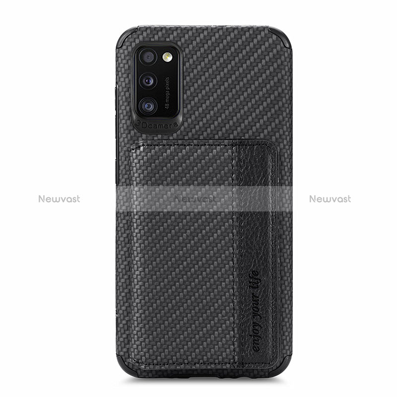 Ultra-thin Silicone Gel Soft Case Cover with Magnetic S01D for Samsung Galaxy A41