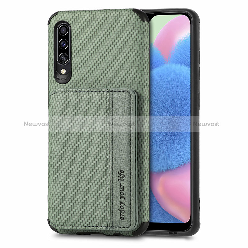 Ultra-thin Silicone Gel Soft Case Cover with Magnetic S01D for Samsung Galaxy A70