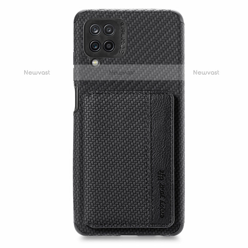 Ultra-thin Silicone Gel Soft Case Cover with Magnetic S01D for Samsung Galaxy F12
