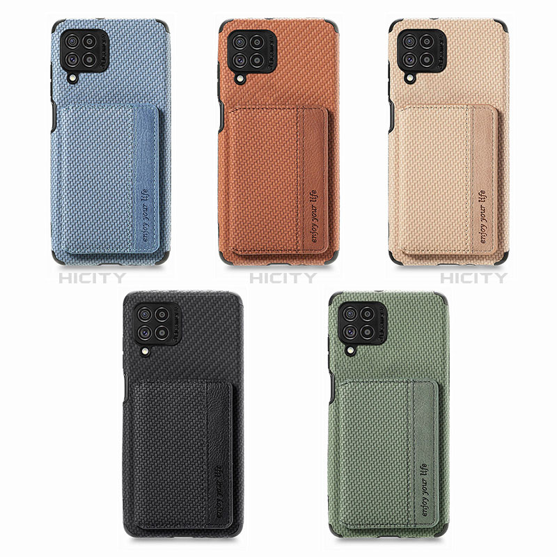 Ultra-thin Silicone Gel Soft Case Cover with Magnetic S01D for Samsung Galaxy F62 5G