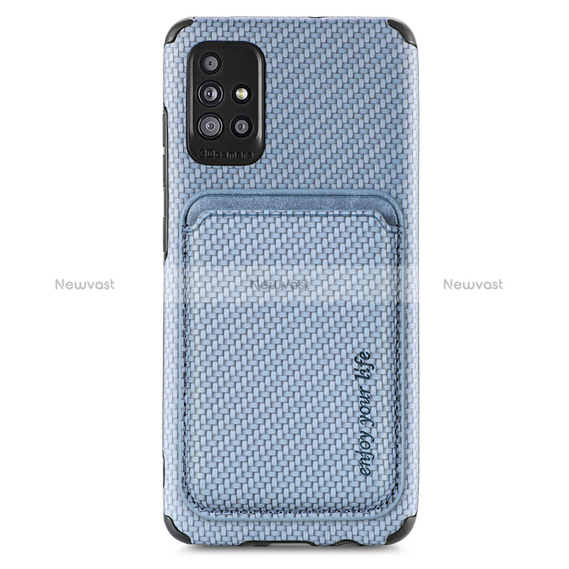 Ultra-thin Silicone Gel Soft Case Cover with Magnetic S01D for Samsung Galaxy M40S