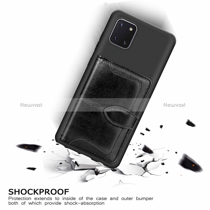 Ultra-thin Silicone Gel Soft Case Cover with Magnetic S01D for Samsung Galaxy M60s