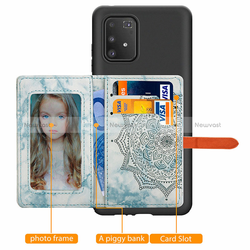 Ultra-thin Silicone Gel Soft Case Cover with Magnetic S01D for Samsung Galaxy M80S