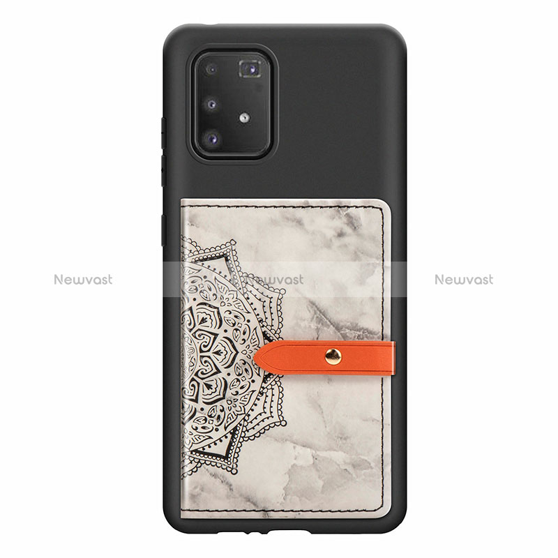 Ultra-thin Silicone Gel Soft Case Cover with Magnetic S01D for Samsung Galaxy S10 Lite