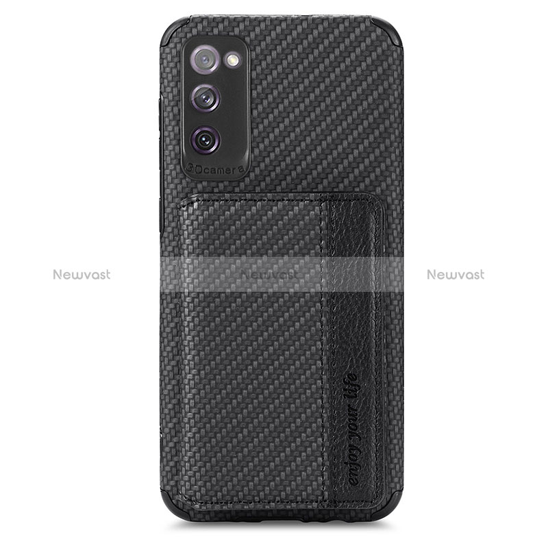 Ultra-thin Silicone Gel Soft Case Cover with Magnetic S01D for Samsung Galaxy S20 FE (2022) 5G