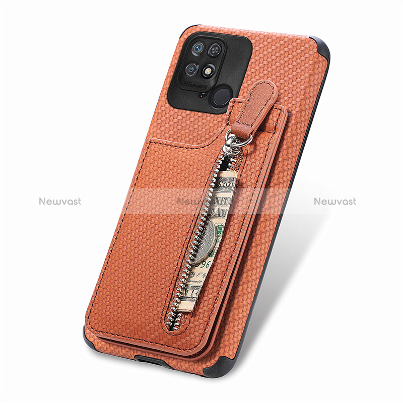 Ultra-thin Silicone Gel Soft Case Cover with Magnetic S01D for Xiaomi Redmi 10 Power