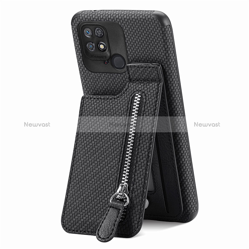 Ultra-thin Silicone Gel Soft Case Cover with Magnetic S01D for Xiaomi Redmi 10 Power