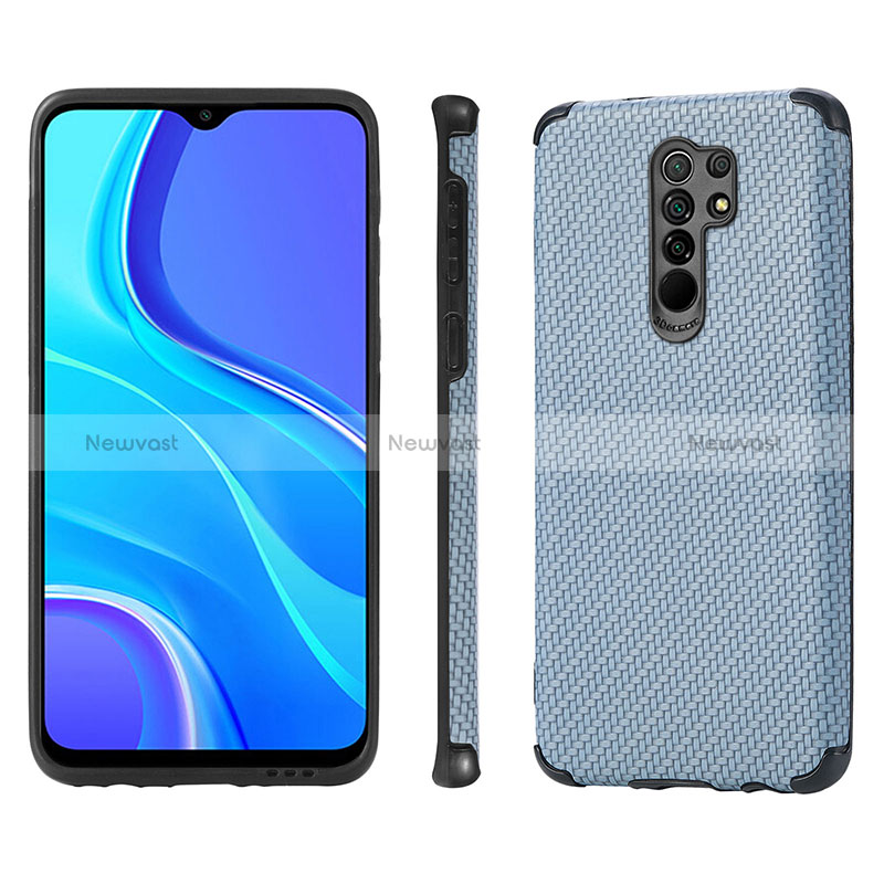 Ultra-thin Silicone Gel Soft Case Cover with Magnetic S01D for Xiaomi Redmi 9