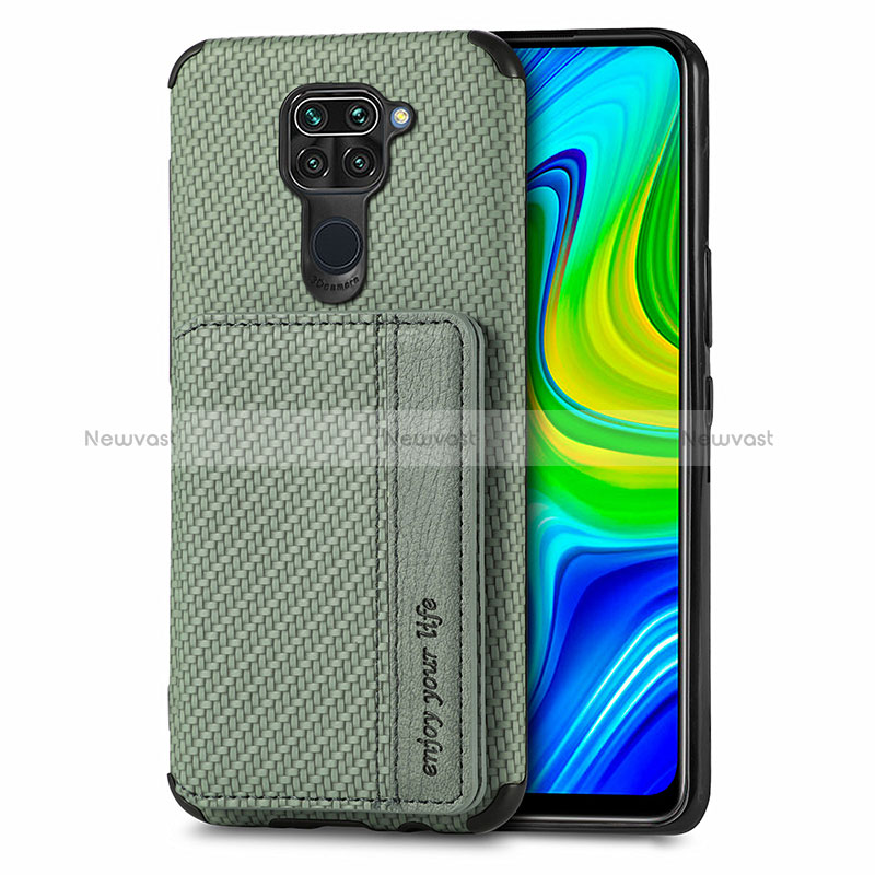 Ultra-thin Silicone Gel Soft Case Cover with Magnetic S01D for Xiaomi Redmi Note 9