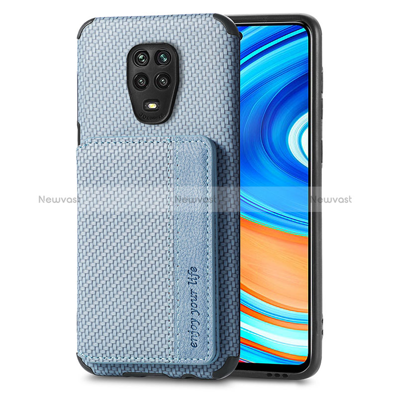 Ultra-thin Silicone Gel Soft Case Cover with Magnetic S01D for Xiaomi Redmi Note 9 Pro Max