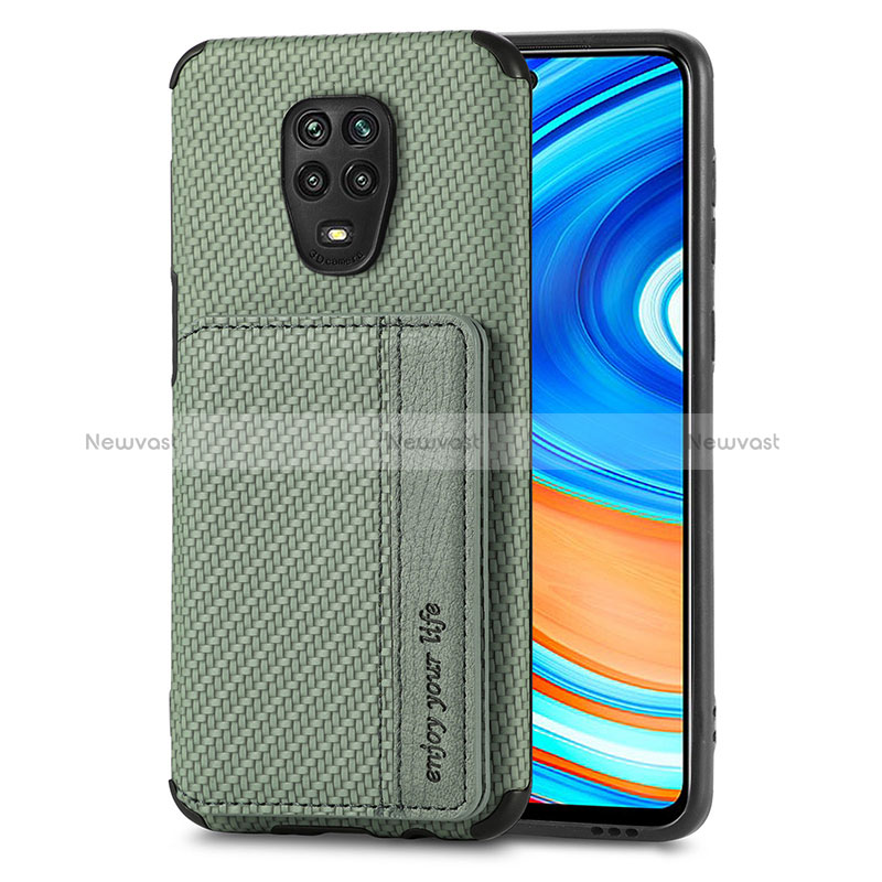 Ultra-thin Silicone Gel Soft Case Cover with Magnetic S01D for Xiaomi Redmi Note 9 Pro Max