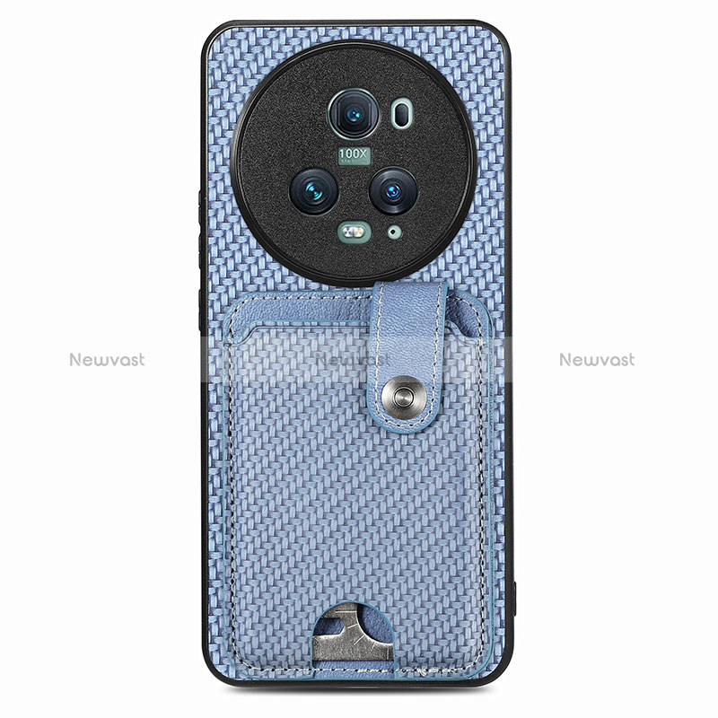 Ultra-thin Silicone Gel Soft Case Cover with Magnetic S02D for Huawei Honor Magic5 Pro 5G