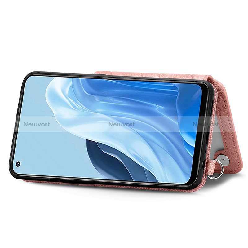 Ultra-thin Silicone Gel Soft Case Cover with Magnetic S02D for Oppo Find X5 Lite 5G