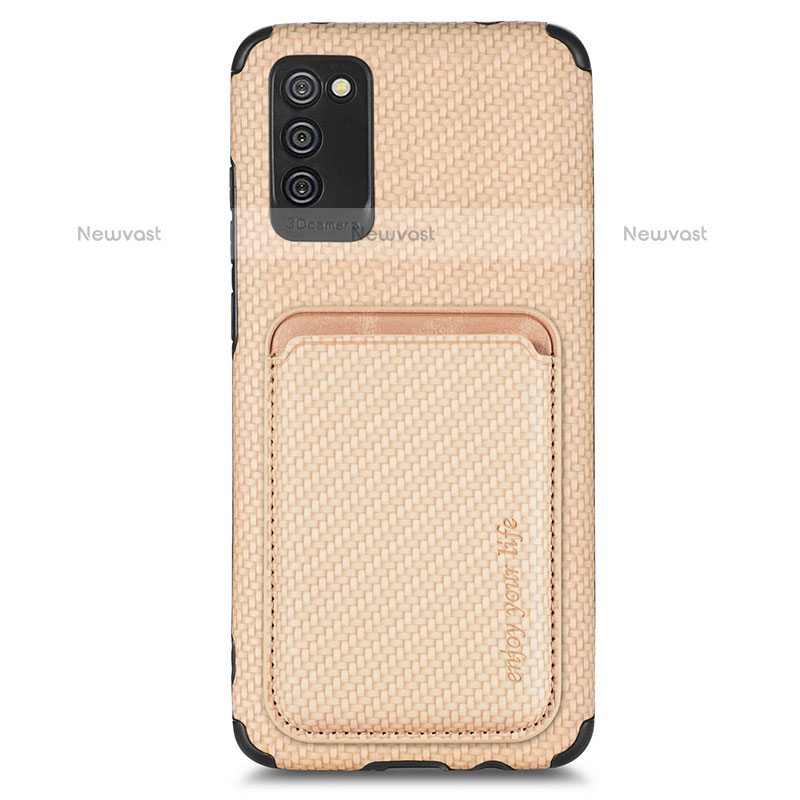 Ultra-thin Silicone Gel Soft Case Cover with Magnetic S02D for Samsung Galaxy A02s