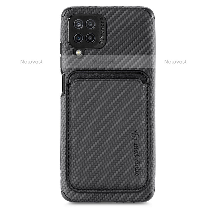 Ultra-thin Silicone Gel Soft Case Cover with Magnetic S02D for Samsung Galaxy A12