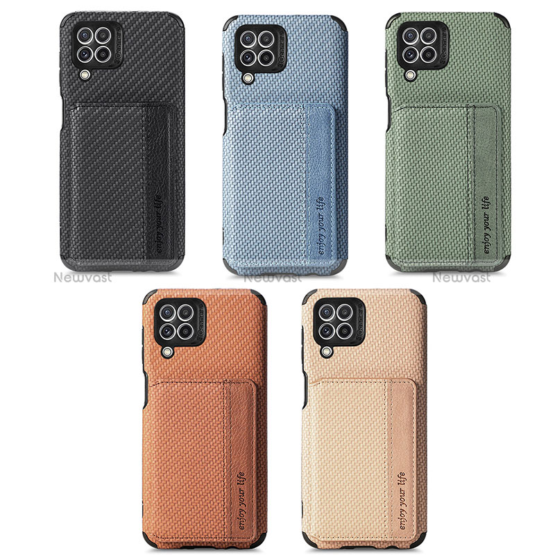 Ultra-thin Silicone Gel Soft Case Cover with Magnetic S02D for Samsung Galaxy A22 4G