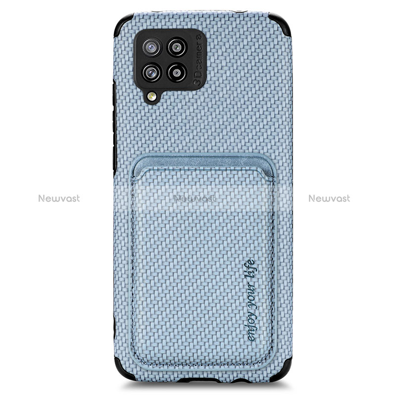 Ultra-thin Silicone Gel Soft Case Cover with Magnetic S02D for Samsung Galaxy A42 5G