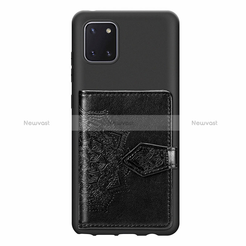 Ultra-thin Silicone Gel Soft Case Cover with Magnetic S02D for Samsung Galaxy A81